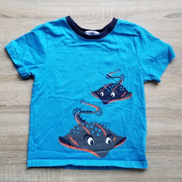 2010 euc / vguc Hanna Andersson 110 size 5 stingray tee - Picture 9 of 9